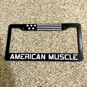 American Muscle License Plate Cover
